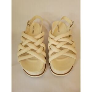 Elvio Zanon Anthropologie Leather Platform Sandals 39 or 8.5